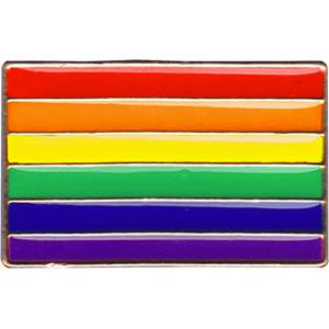 rainbow flag pin