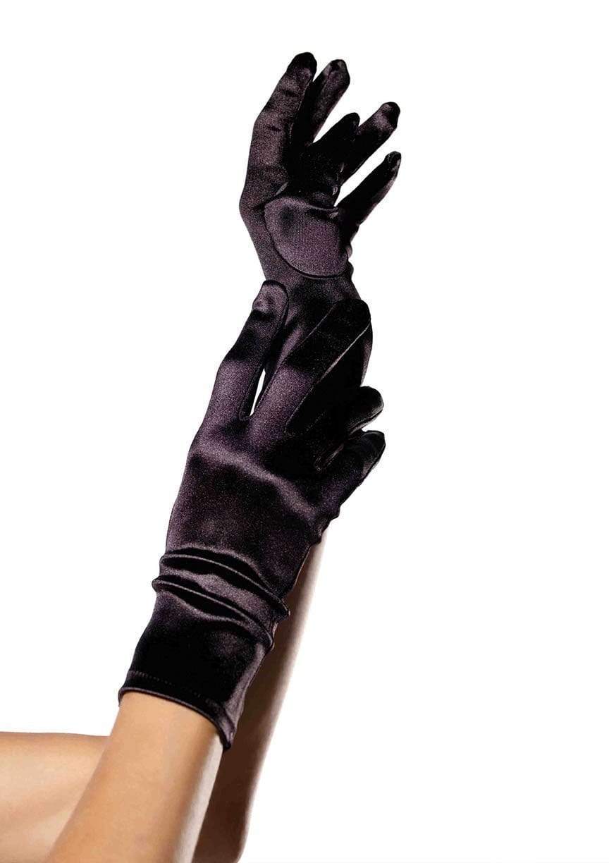 model showing gloves