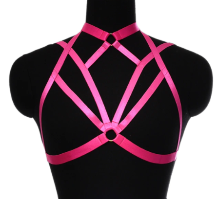 front of harness
